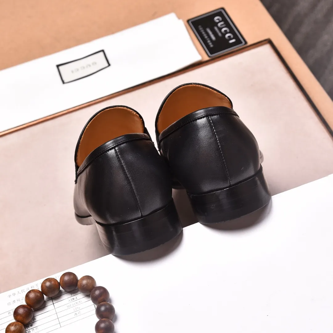 Men's shoes💰540📛📛Original (water-dyed cowhide) Gucci GUCCI official website formal shoes🌀 Italian🇮🇹imported cowhide➕top imported water-dyed cowhide lining💋Finely handmade original bottom, the real thing looks better when photographed in person Standard size 38-44